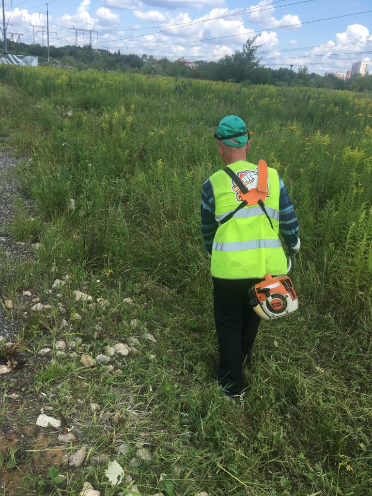 Покос травы в СНТ Раменского района